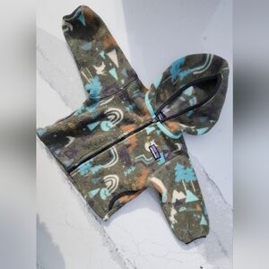 Patagonia Fleece Zip-Up Hoodie 3-6m